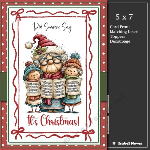 5x7 ~ Christmas Is Here 3
