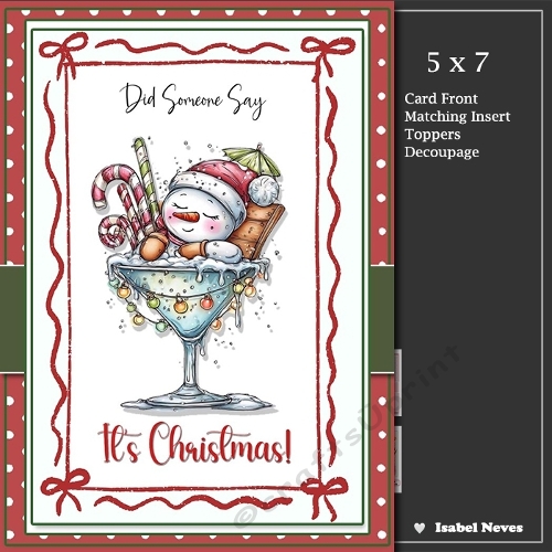5x7 ~ Christmas Is Here 4