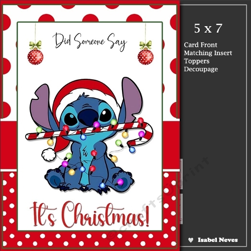 5x7 ~ Its Christmas Stitch