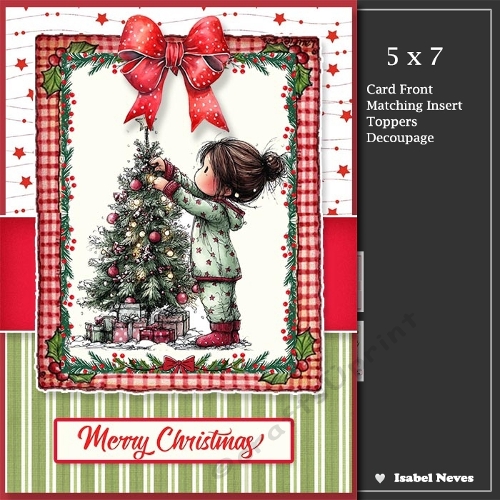 5x7 ~ O Christmas Tree