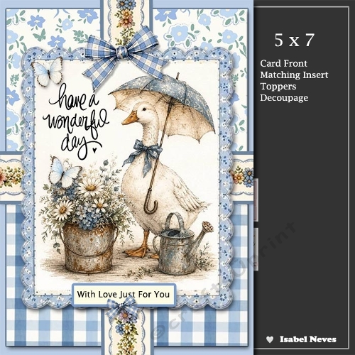 5x7 ~ Wonderful Day Duck