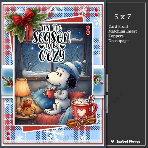 5x7 ~ Its The Season To Be Cozy