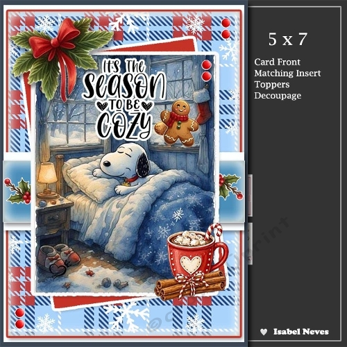 5x7 ~ Its The Season To Be Cozy 2