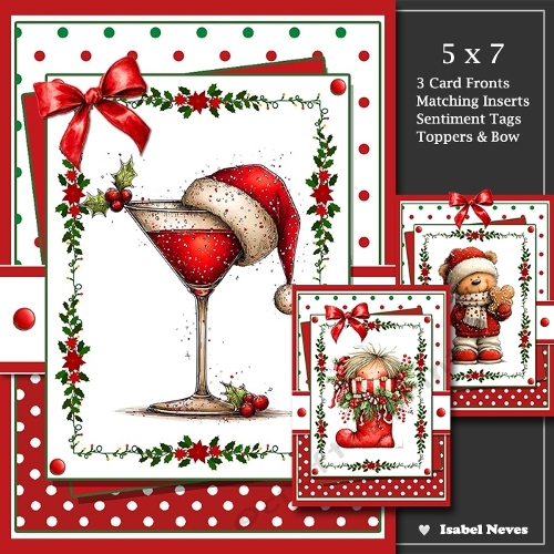Set Of 3 ~ Christmas Cards 2