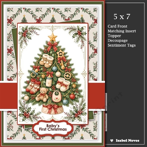 5x7 ~ First Christmas