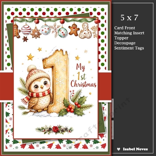 5x7 ~ 1st Christmas