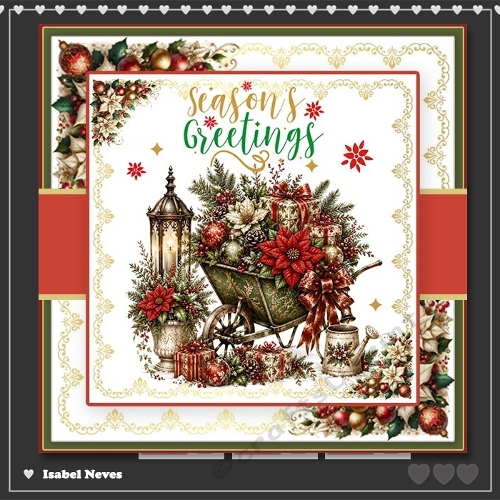 6x6 ~ Christmas In Bloom