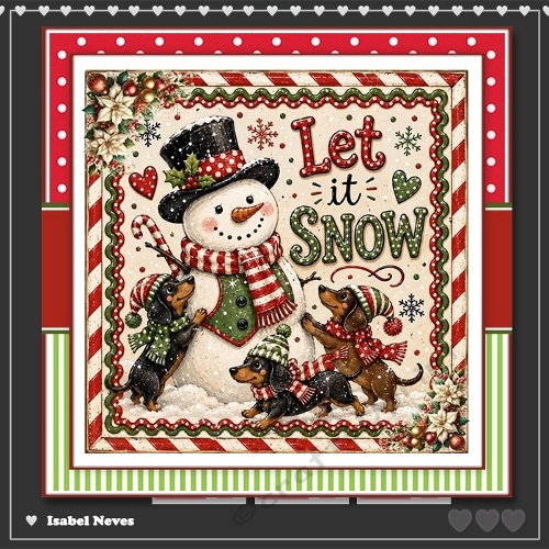 6x6 ~ Let It Snow