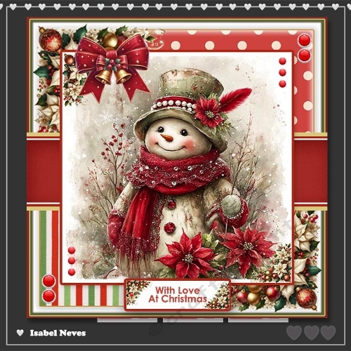 6x6 ~ Jolly Snowman