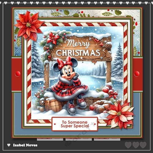 6x6 ~ Minnies Christmas Wishes