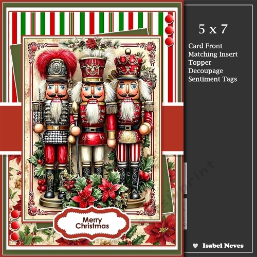 5x7 ~ Christmas Nutcrackers