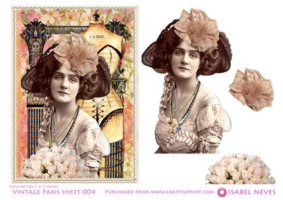 Lovely Vintage Paris Lady 4