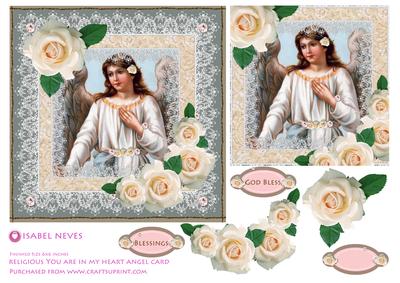 You Are in My Heart Angel Card