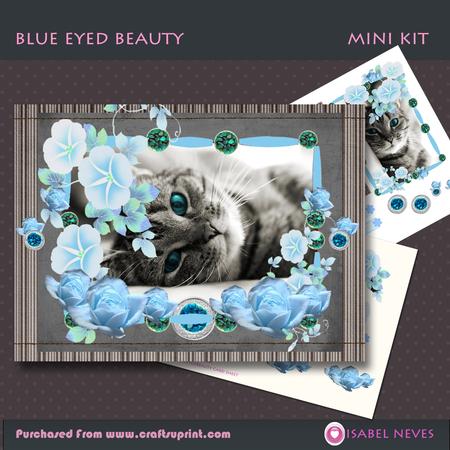 Blue Eyed Beauty - Cat Mini Kit