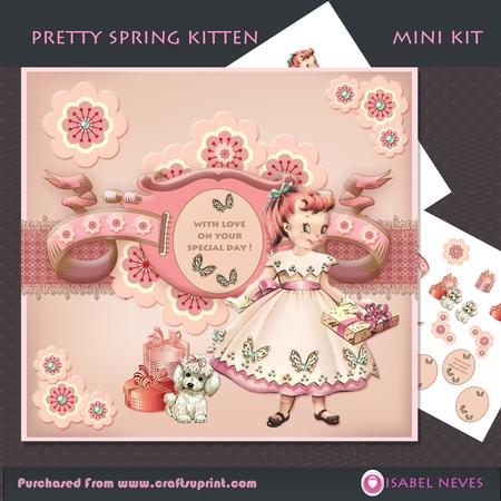 Prettiest Party Decoupage Card Mini Kit