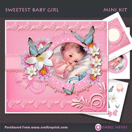 Sweetest Baby Decoupage Mini Kit