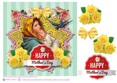 Precious Moments Mother & Child Card Front