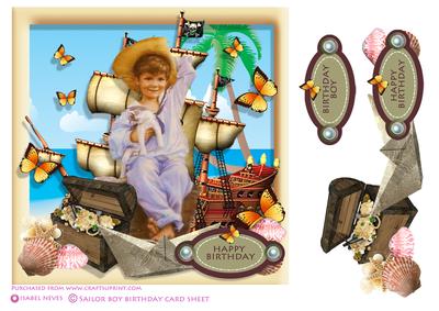 Birthdday Boy Treasures Card Front