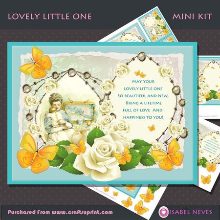 Lovely Little One Decoupage Mini Kit