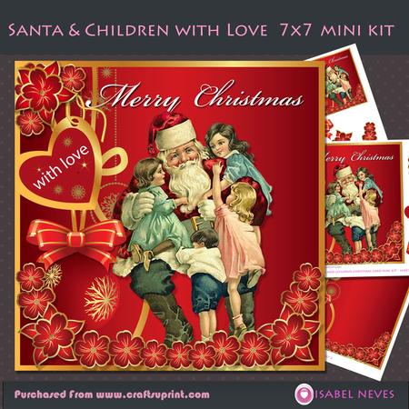 Santa & Children with Love Mini Kit