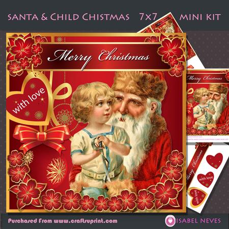 Santa & Child Christmas Mini Kit