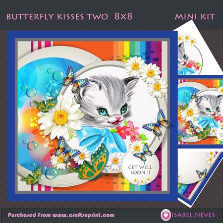 Butterflies Kisses Two Card 2