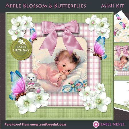 Apple Blossoms and Butterflies