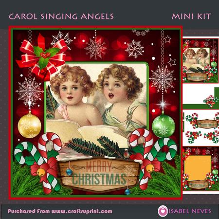 Christmas Carol Singing Angels