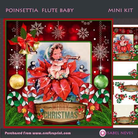 Poinsettia Flute Baby