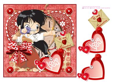 You're the One I Want Valentine Topper
