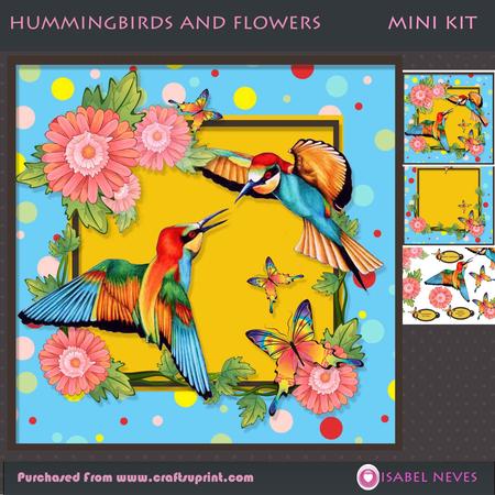 Hummingbirds and Flowers