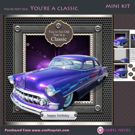 You're Not Old, You're a Classic (purple)