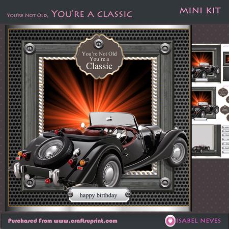 You're Not Old, You're a Classic (black)
