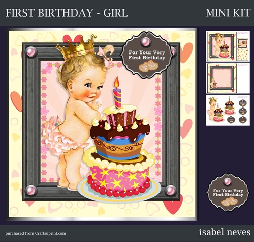First Birthday - Girl
