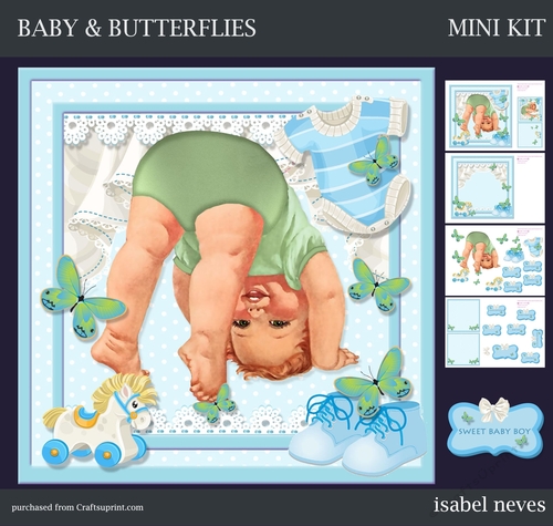 Baby and Butterflies