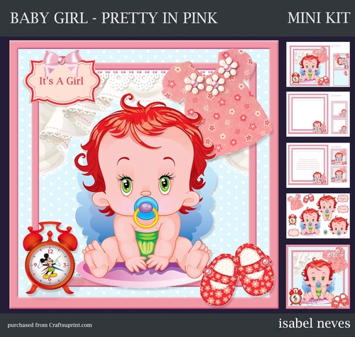 New Baby Girl - Pretty In Pink