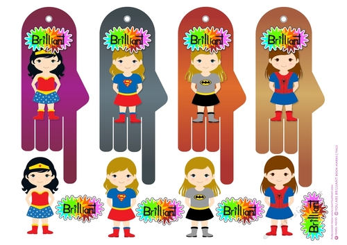 You Are Brilliant Toppers / Bookmarks / Tags
