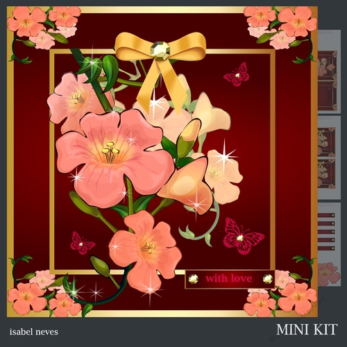 Floral Chinese Trumpet Creeper