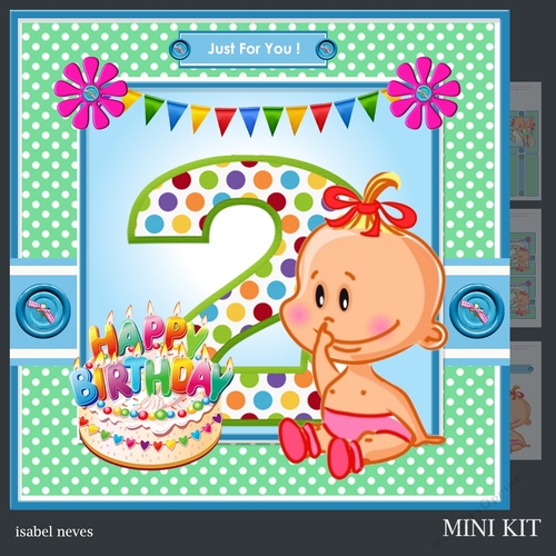 Girl 2nd Birthday