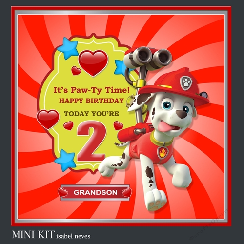 Its Paw-Ty Time - Birthday 2