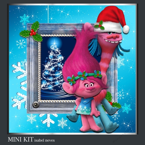 Christmas Trolls 4 Mini Kit
