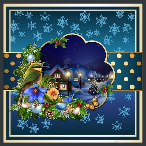 Christmas Love, Peace, Joy  4 Mini Kit