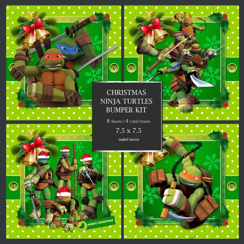 Christmas Ninja Turtles Bumper Kit