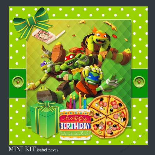 Ninja Turtles Pizza Birthday Party