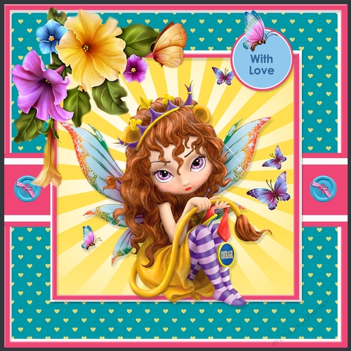 Love, Fairy And Flowers