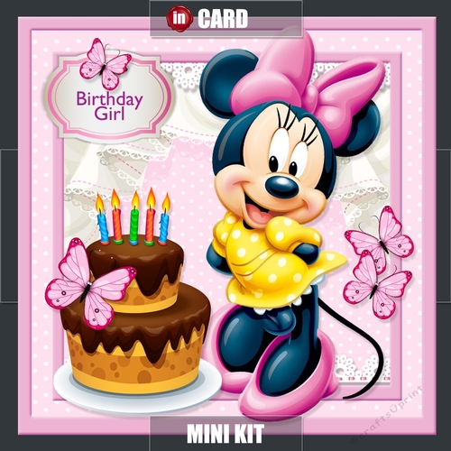 Minnie Mouse Birthday Girl