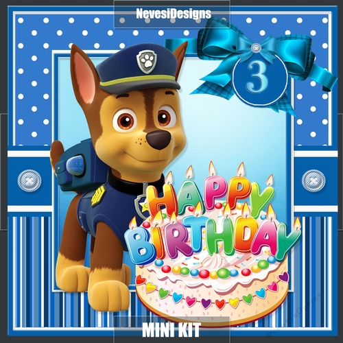 Paw Patrol Birthday - Ages 3, 4, 5