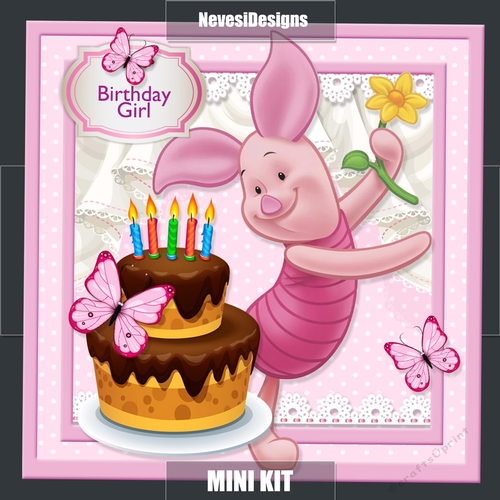 Piglet Birthday Girl