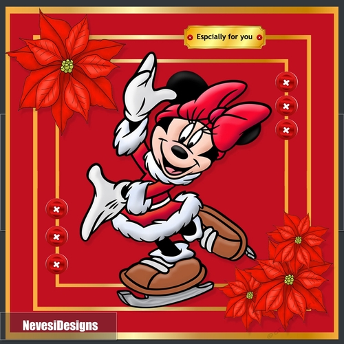 Simply Red Christmas Card