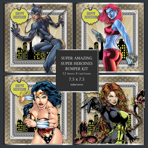 BUMPER KIT ~ Super Amazing Super Heroines